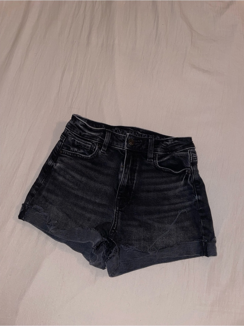 American Eagle Outfitters Black Denim Shorts
